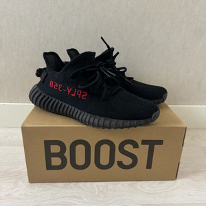 [265]아디다스 이지부스트 350 V2 블랙 레드