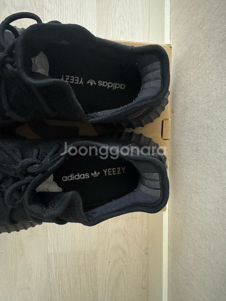 [265]아디다스 이지부스트 350 V2 블랙 레드--3