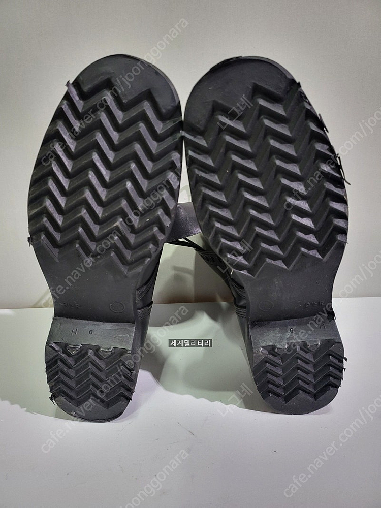 265~270 미군 오리지날 구형 검정 가죽 전투화--3