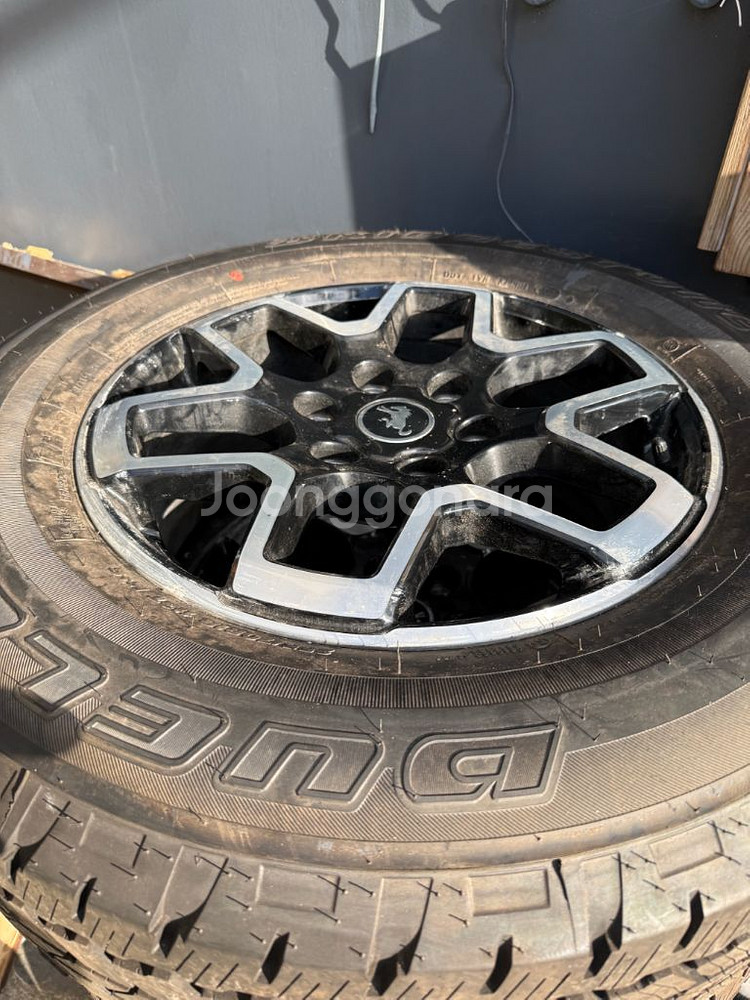 브릿지스톤 225/70R18 타이어 브롱코휠 5개 신품--0