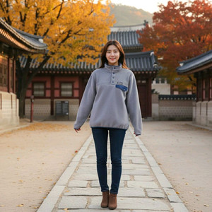 파타고니아 여성 신칠라 스냅티 스웨터 페더그레이 s