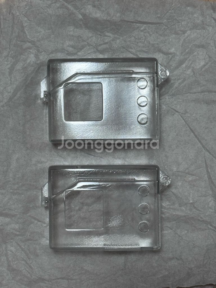 디지몬 컬러벽돌 투명 케이스 2개 일괄--0