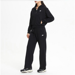 뉴발란스 뉴발 우먼 에센셜 기모 와이드 팬츠 블랙 L (80