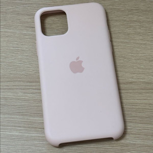 아이폰11 프로 실리콘 핸드폰케이스 핑크샌드