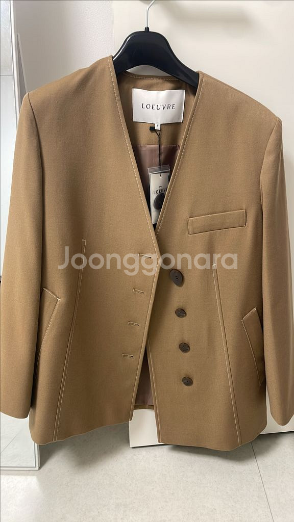 루브에르 자켓 택있는 새상품--2