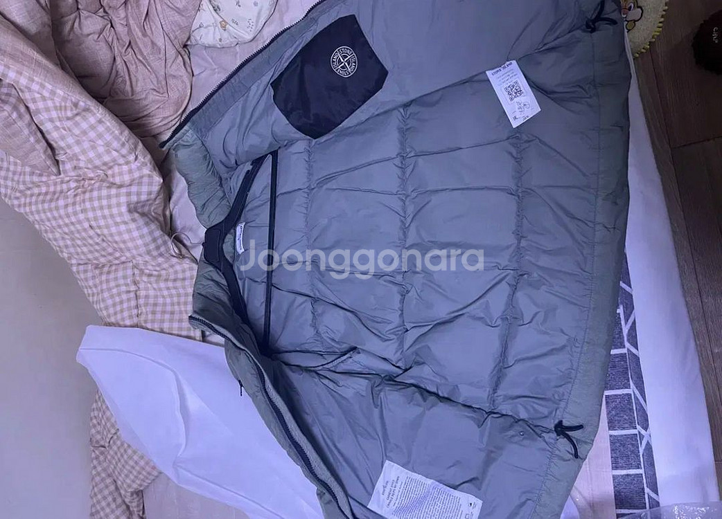 21fw스톤아일랜드 크링클랩스 논후드 올리브 m--2