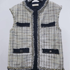 크레송 트위드 베스트 조끼예요
