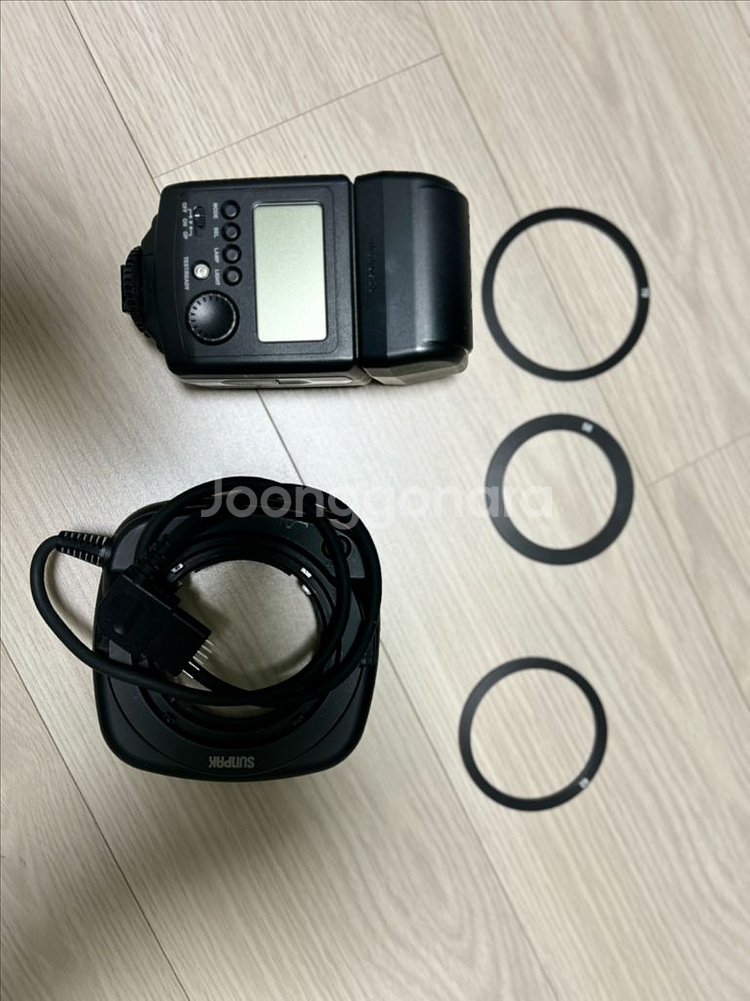 선팍(sunpak) 링 플래시 판매합니다.--1