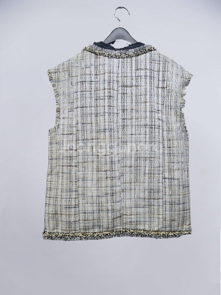 크레송 트위드 베스트 조끼예요--1