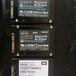 870evo 860evo wd blue 500기가 3개