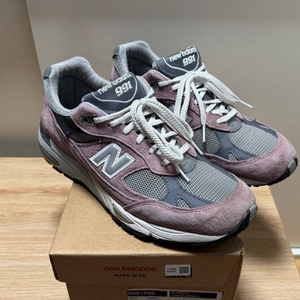 [265] 뉴발란스 991 핑크/그레이