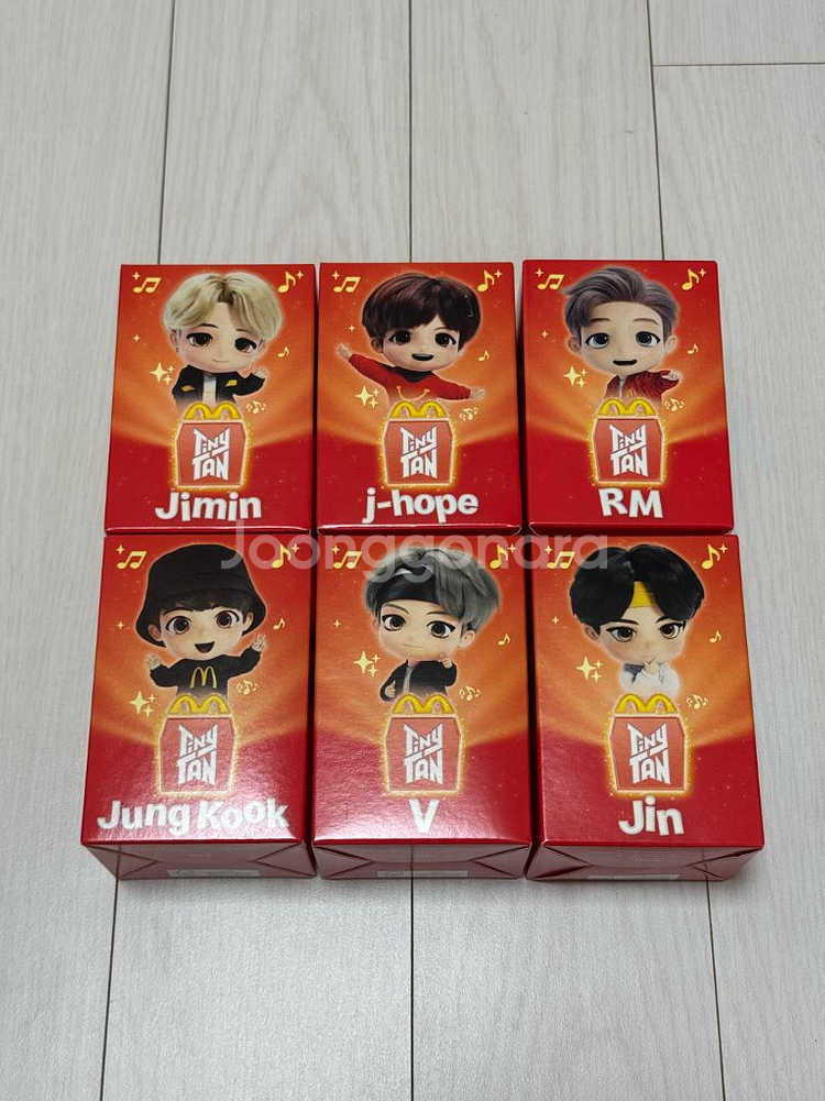 BTS 맥도날드 해피밀 앵콜 마이크드랍 타이니탄--0