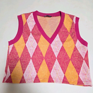 자라 니트조끼 L