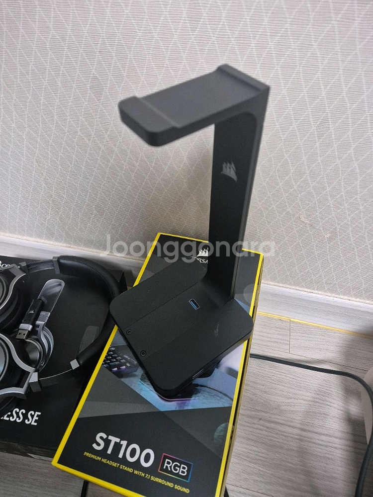 커세어 버츄오소 se 무선헤드셋 +st100 거치대--2