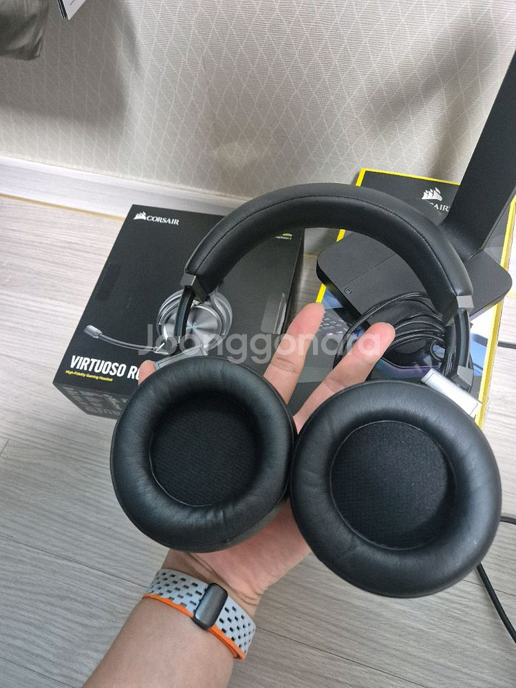 커세어 버츄오소 se 무선헤드셋 +st100 거치대--0