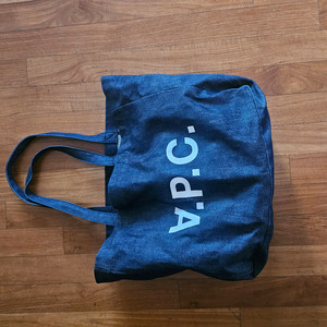 APC 데님 토트백