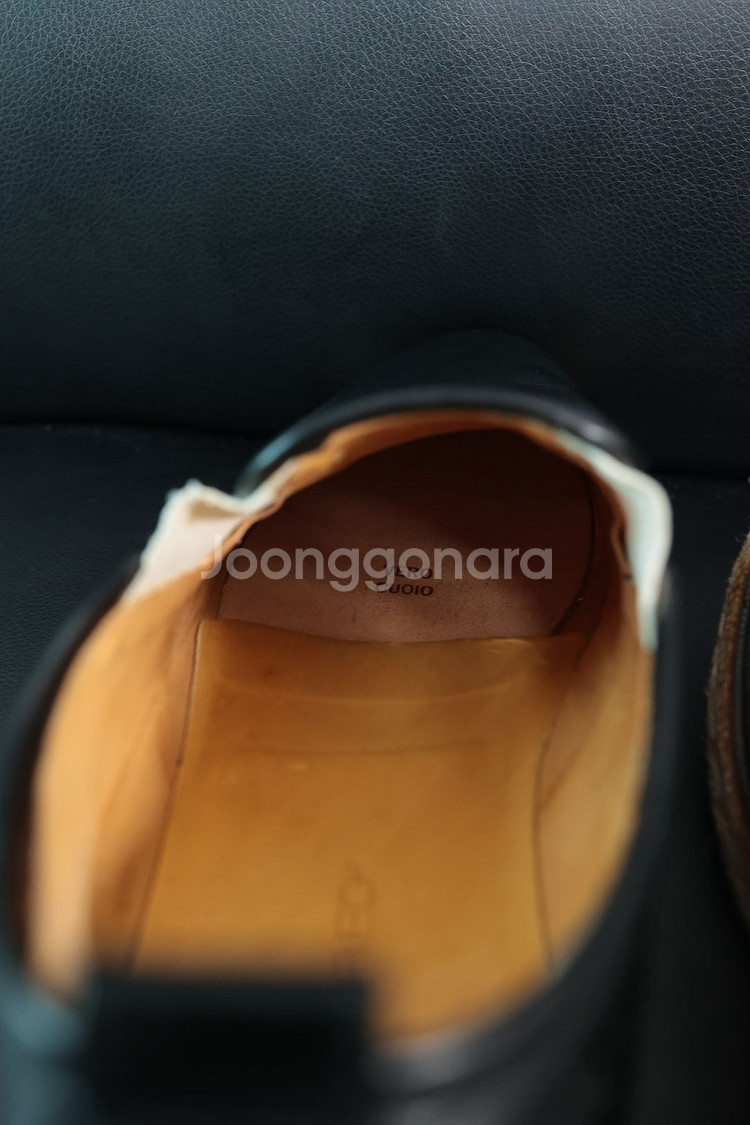 디스퀘어드2 블랙 레더 슬립온 270--3