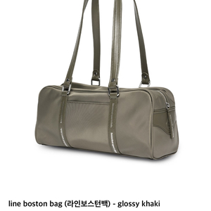 홈보이스포츠클럽 라인보스턴백 카키색
