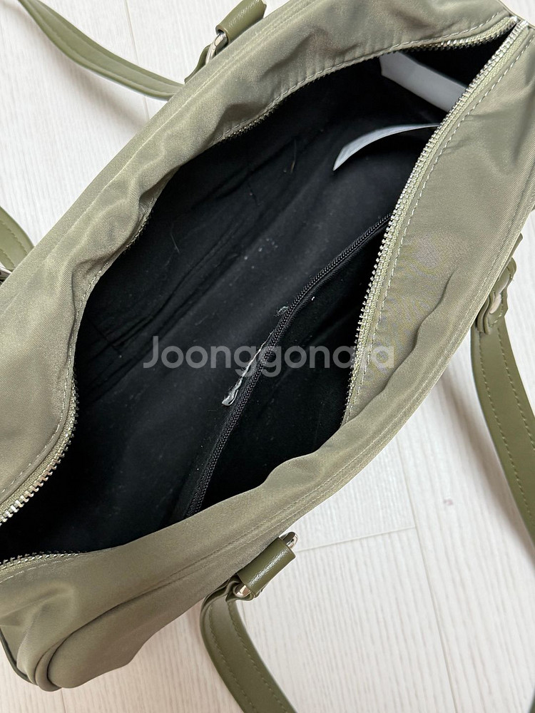 홈보이스포츠클럽 라인보스턴백 카키색--2