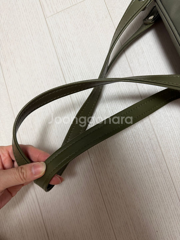 홈보이스포츠클럽 라인보스턴백 카키색--4