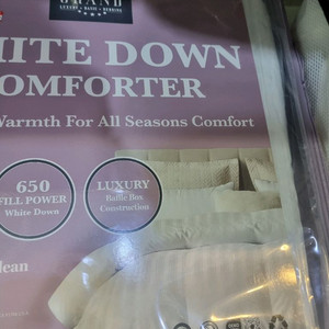 호텔그랜드 덕다운 이불.싱글.새상품.택포