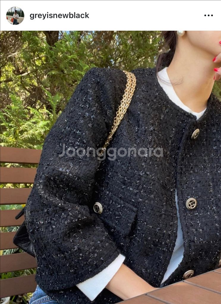 비그레이 (BEGREY) 트위드자켓--1