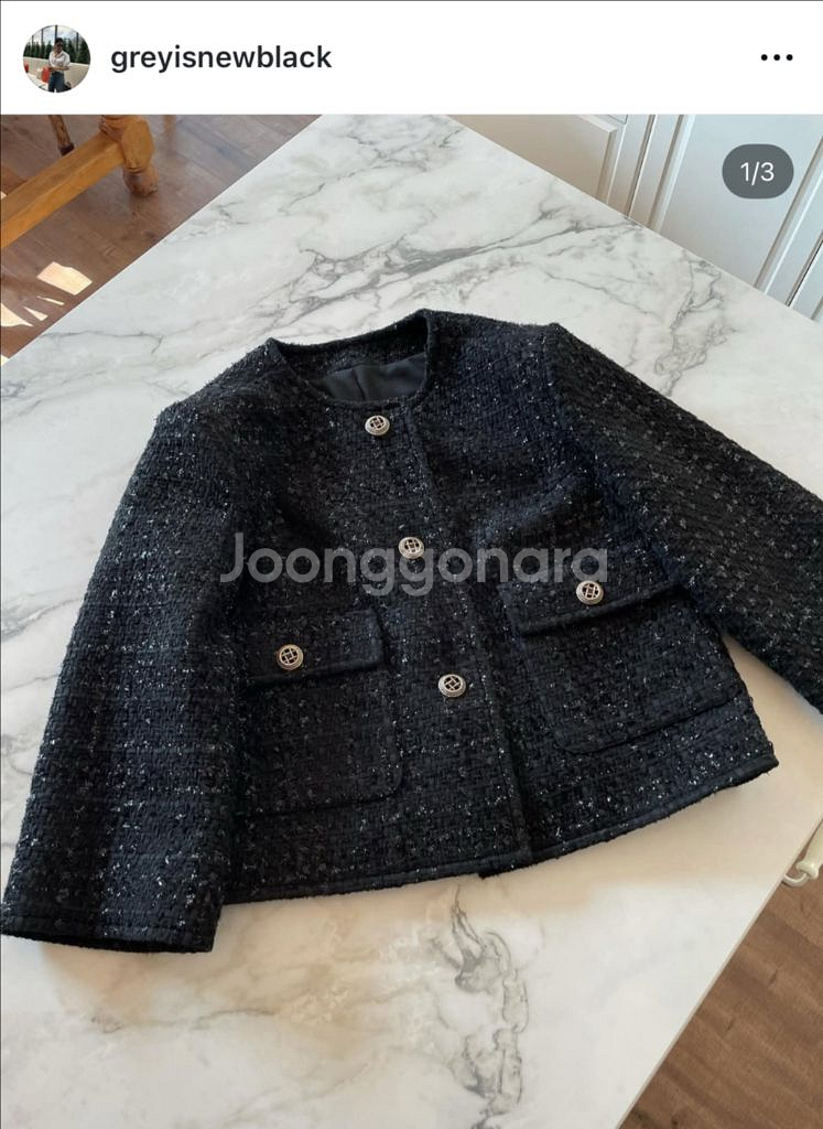 비그레이 (BEGREY) 트위드자켓--0