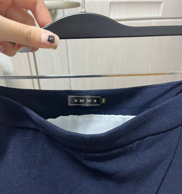 메이썸 플리츠 랩스커트--3