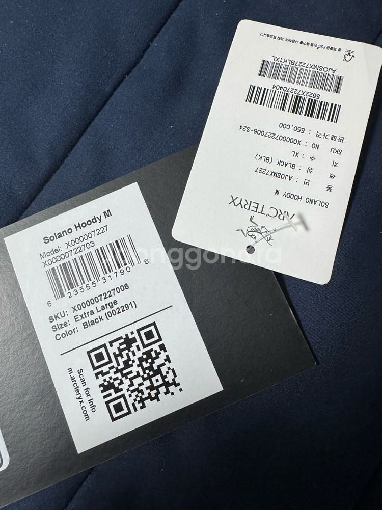 아크테릭스 솔라노 후디 블랙--3