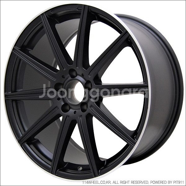 19인치 벤츠 E63 AMG st 매트블랙림폴리쉬--0