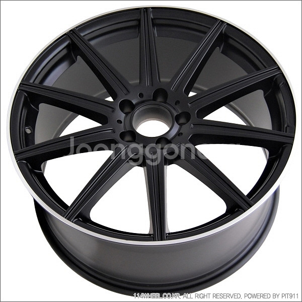 19인치 벤츠 E63 AMG st 매트블랙림폴리쉬--2