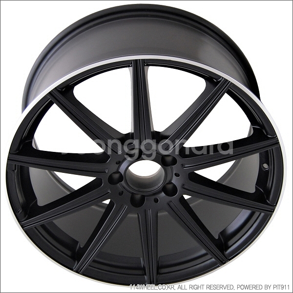 19인치 벤츠 E63 AMG st 매트블랙림폴리쉬--1