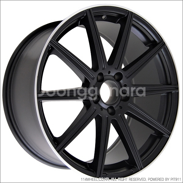 19인치 벤츠 E63 AMG st 매트블랙림폴리쉬--3