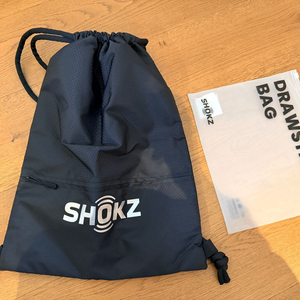 [ 미사용 새제품] SHOKZ 샥즈 드로우 스트링 백