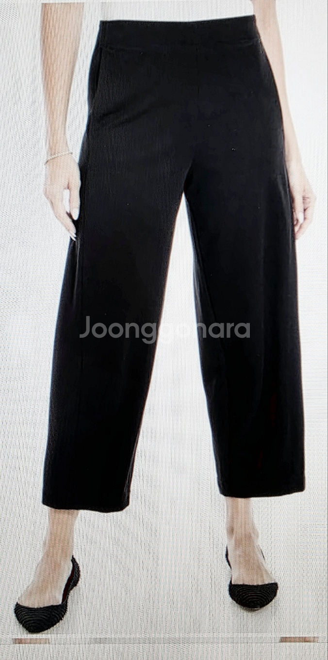 막스 스튜디오 폰테 밴딩 배럴팬츠(블랙)--0