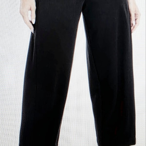 막스 스튜디오 폰테 밴딩 배럴팬츠(블랙)