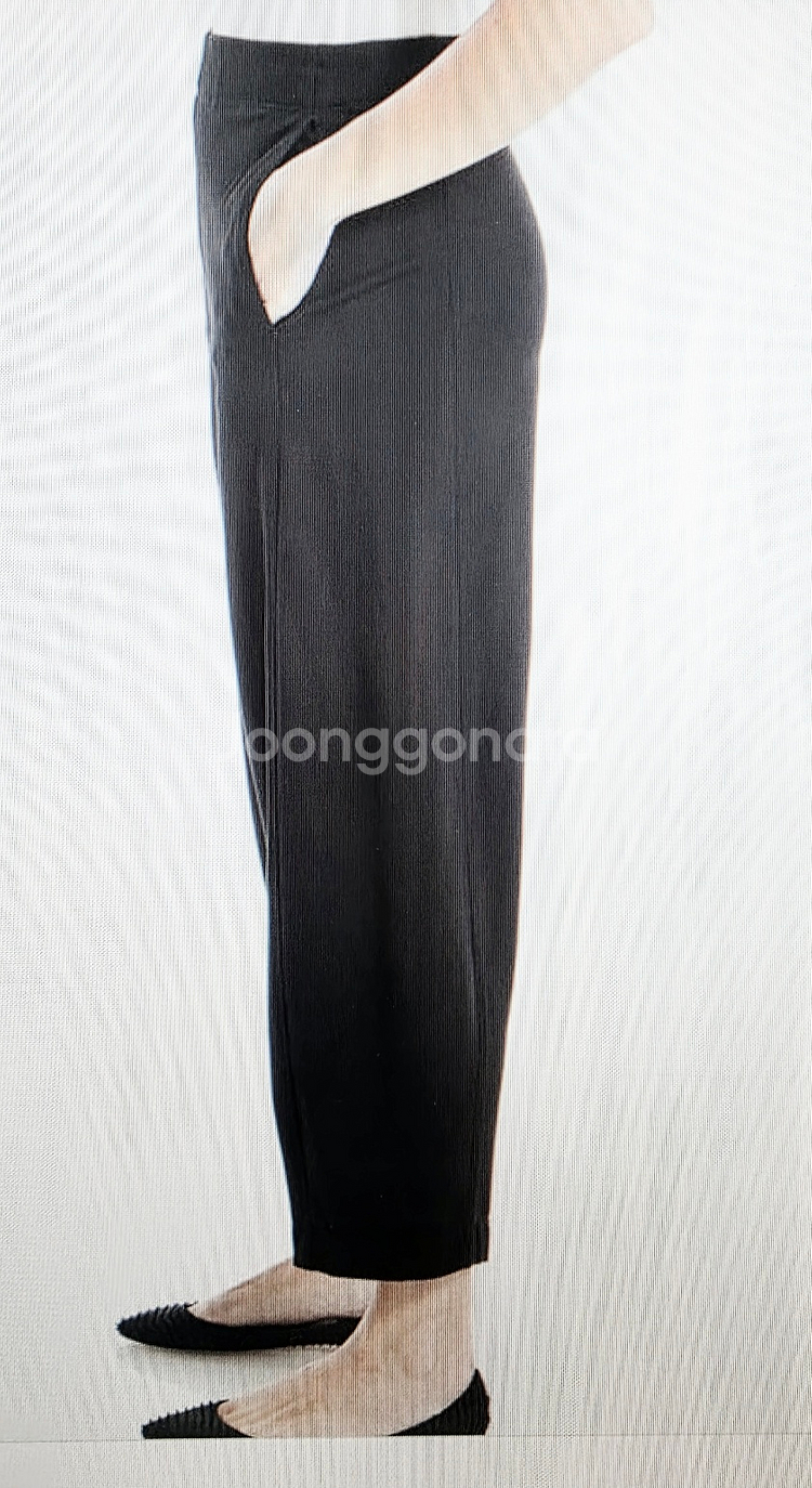 막스 스튜디오 폰테 밴딩 배럴팬츠(블랙)--2