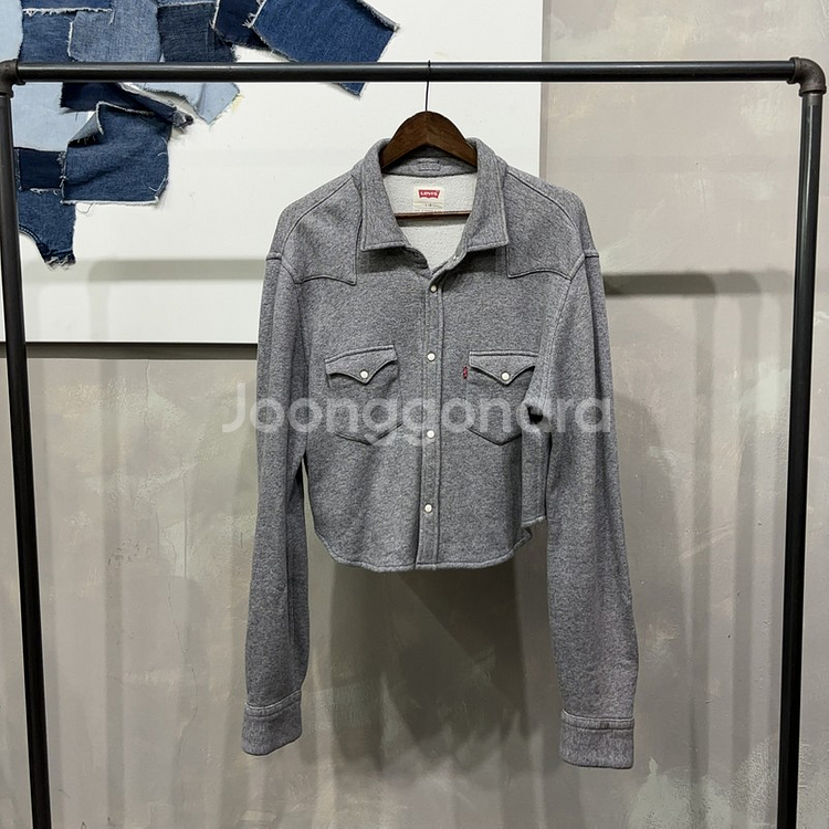 (100) 리바이스 코튼 크롭 트러커 자켓--0