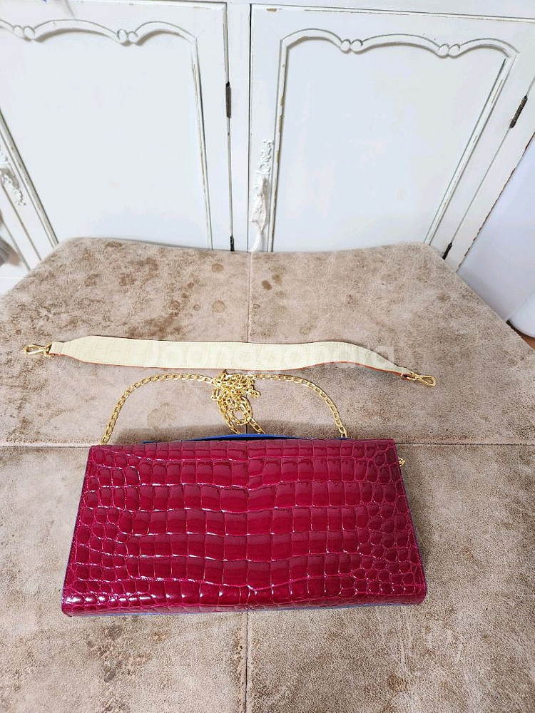 헹롱악어 클러치.토드백(크리스탈렌구매)--3