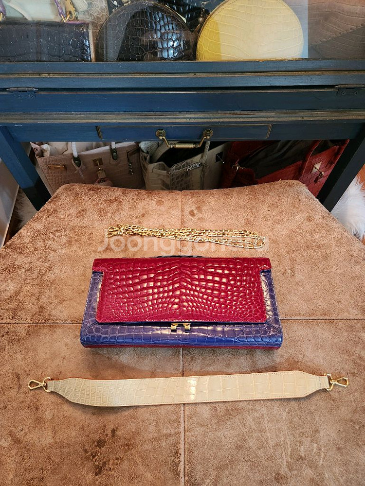 헹롱악어 클러치.토드백(크리스탈렌구매)--6