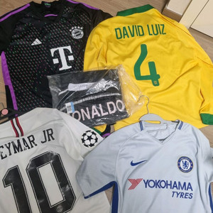 축구 유니폼 일괄 뮌헨 레알 psg 첼시 브라질
