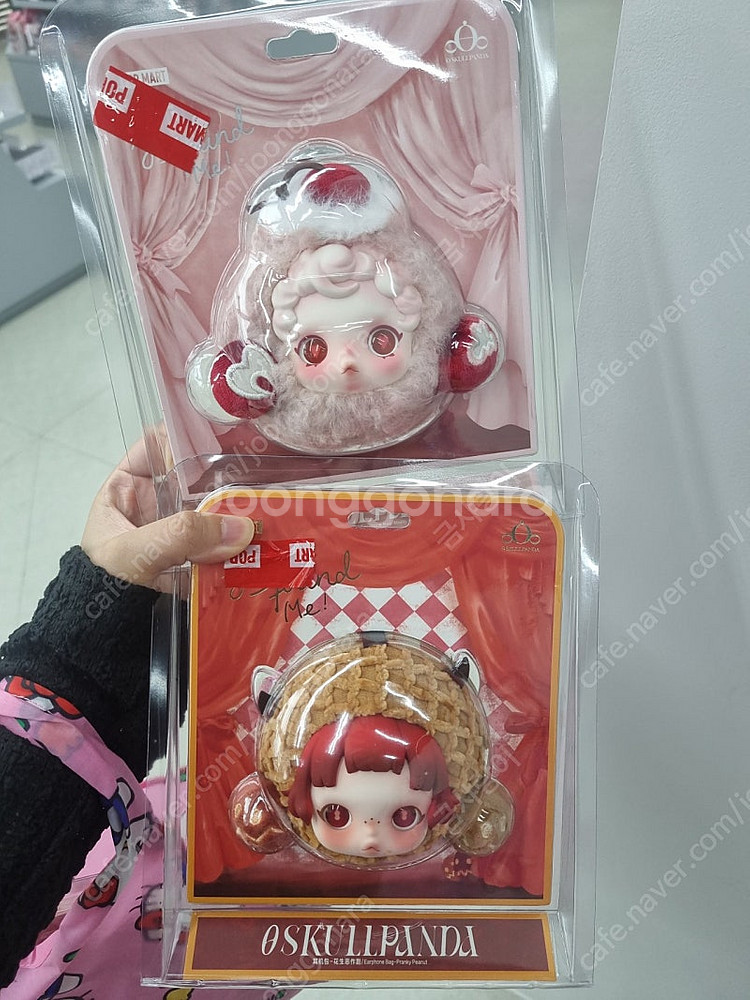 팝마트 정품 스컬판다 신상 이어폰백 머핀 미개봉--0