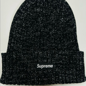 25SS 슈프림 오버다이드 비니 메탈블랙 (미착용)