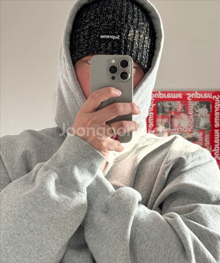 25SS 슈프림 오버다이드 비니 메탈블랙 (미착용)--1