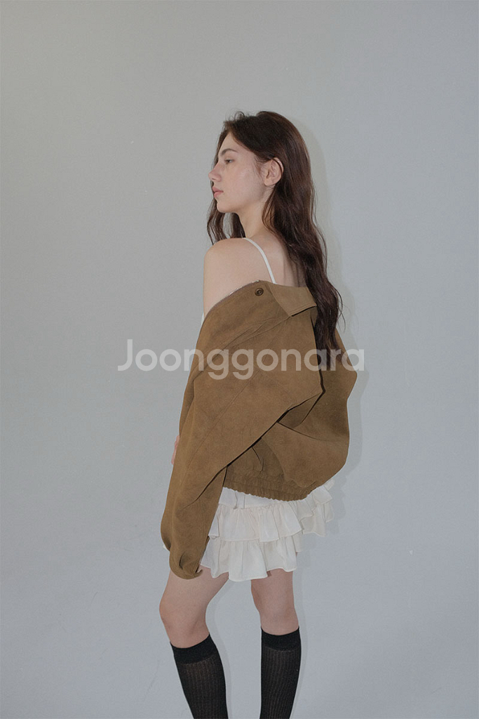 릴리코츠 뮤트레더자켓 새상품--0