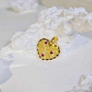 순금 한돈 하트팬던트