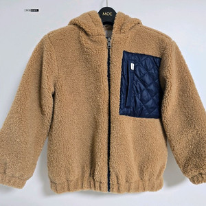 블루독 뽀글이 플리스 점퍼 130사이즈 브라운