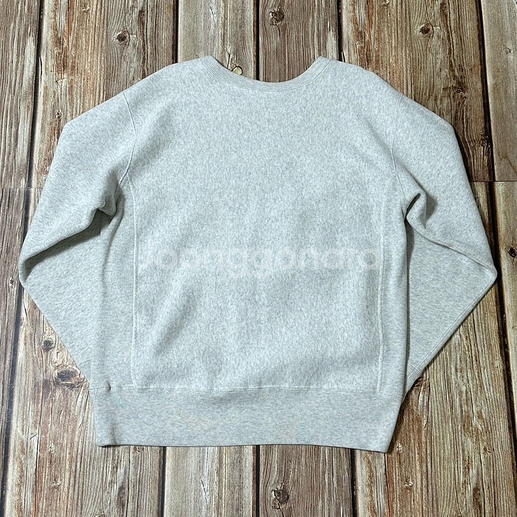 챔피온 리버스위브 블루택 스웻셔츠 오트밀 색상 XL--1