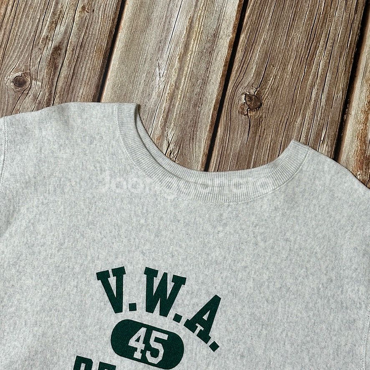 챔피온 리버스위브 블루택 스웻셔츠 오트밀 색상 XL--3