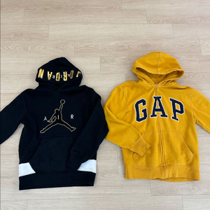 나이키조던 후드 M + 갭키즈 후드집업 XL (기모)